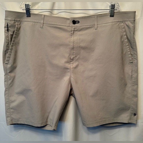 Lot Of 2 Public Rec Tech Dealmaker Tech Shorts Men’s Size 44 8” Tan & Gray - Picture 2 of 16